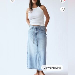 NWT Denim Skirt Size Large